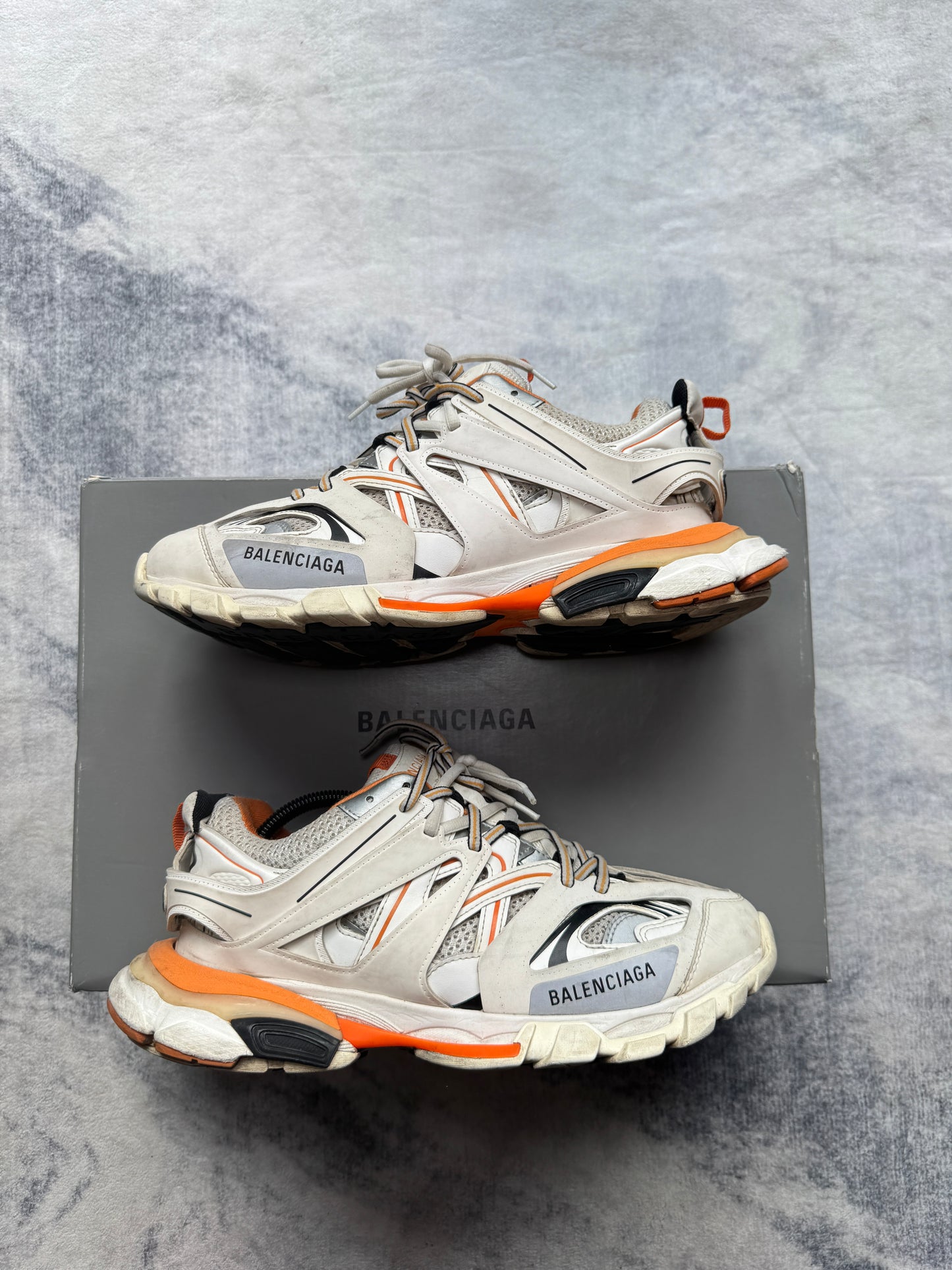Balenciaga Trackv1 White/Orange