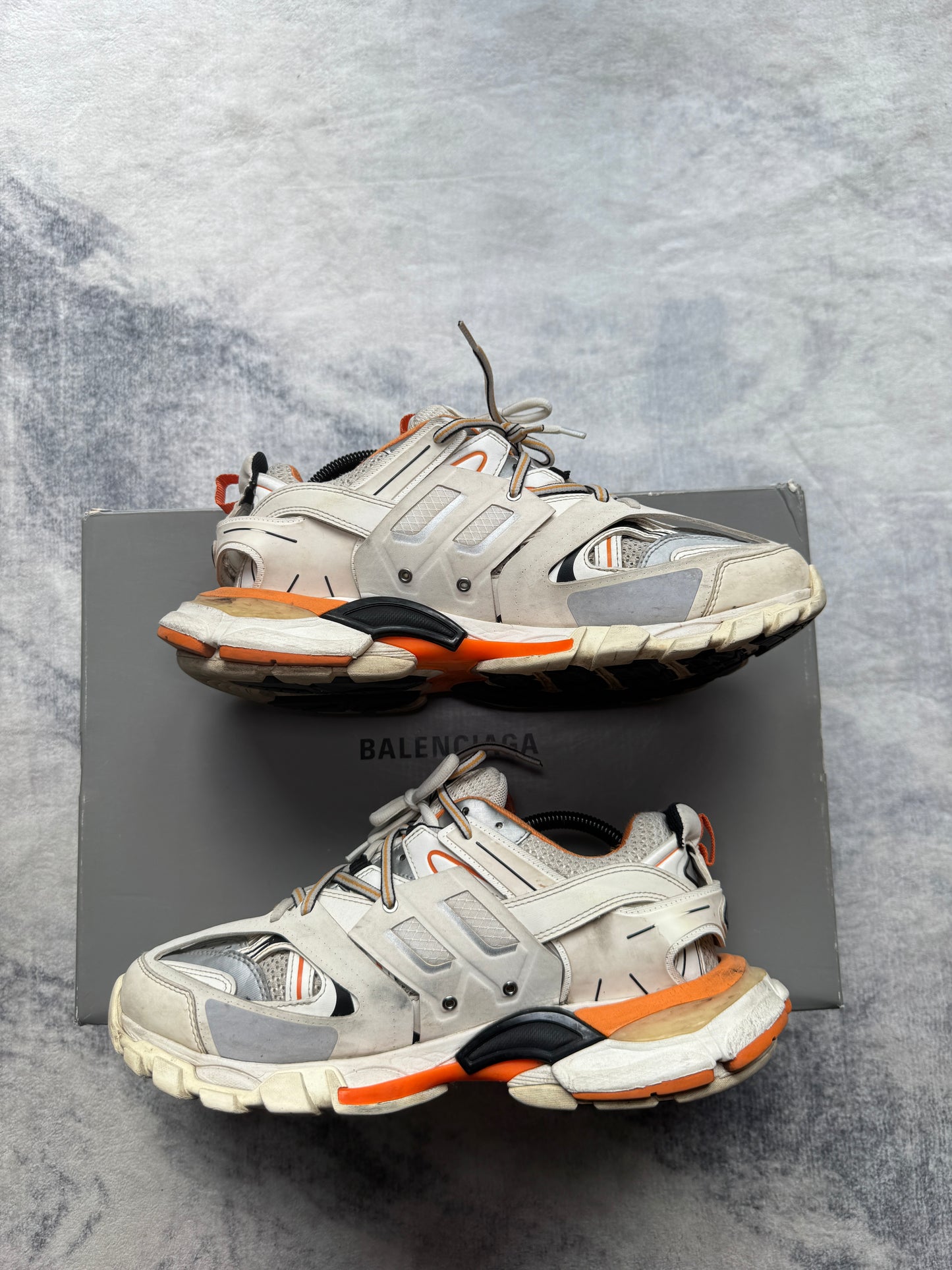 Balenciaga Trackv1 White/Orange
