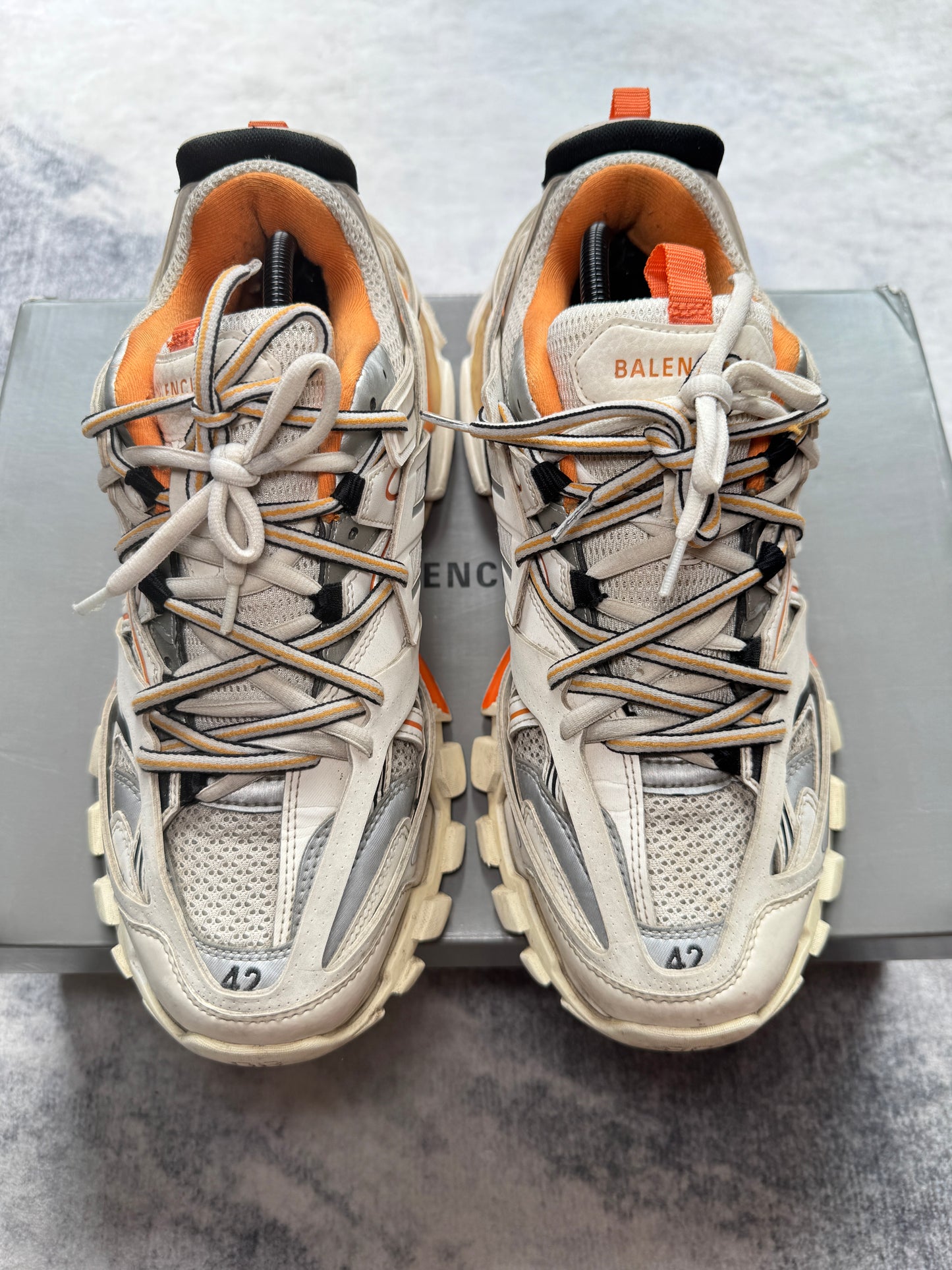Balenciaga Trackv1 White/Orange