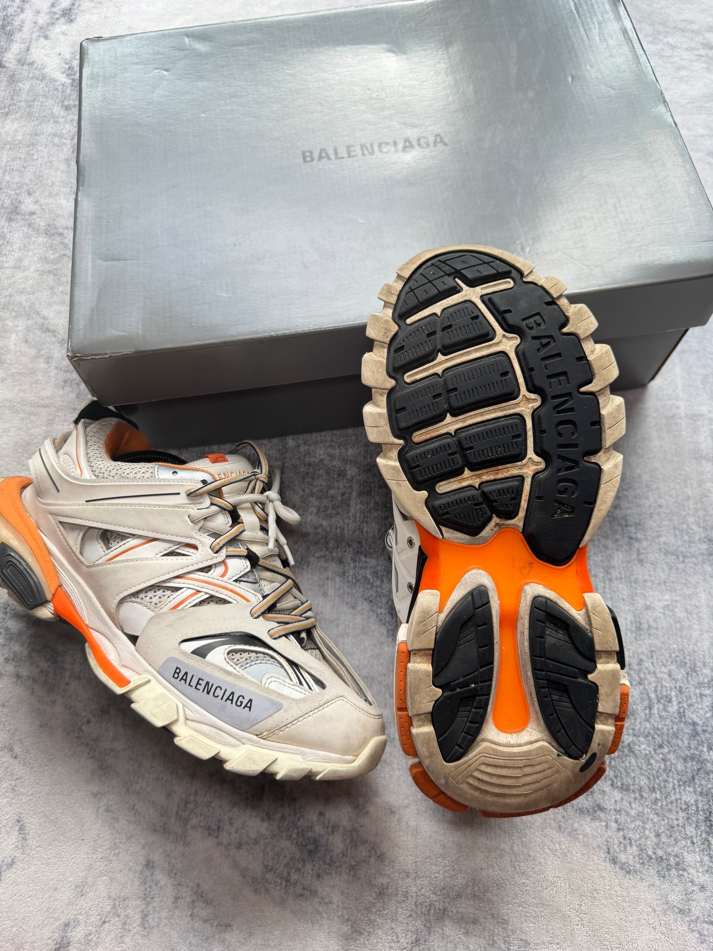 Balenciaga Trackv1 White/Orange