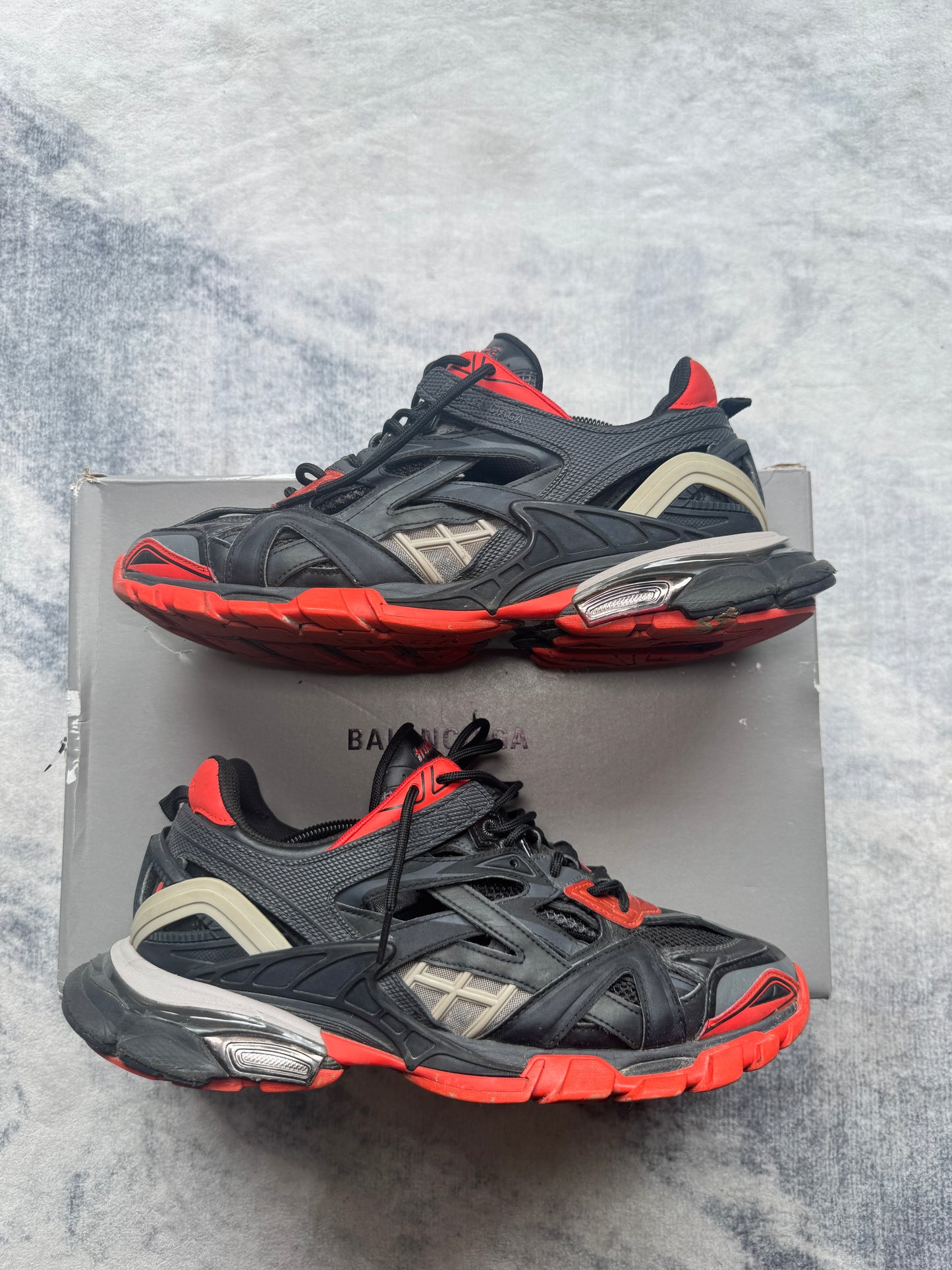 Balenciaga Trackv2 Black/Orange