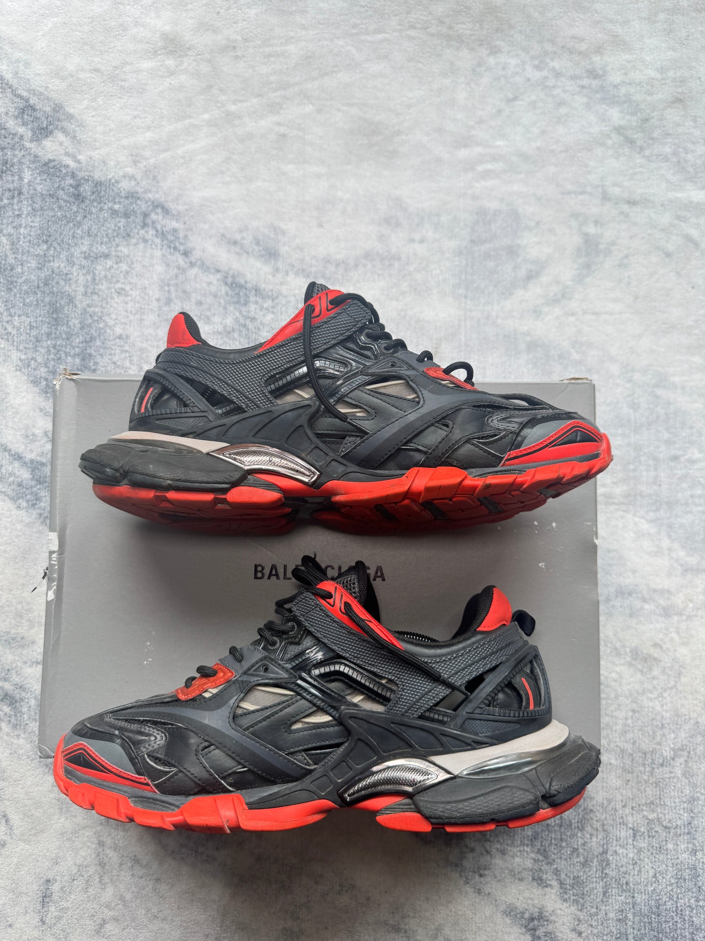 Balenciaga Trackv2 Black/Orange