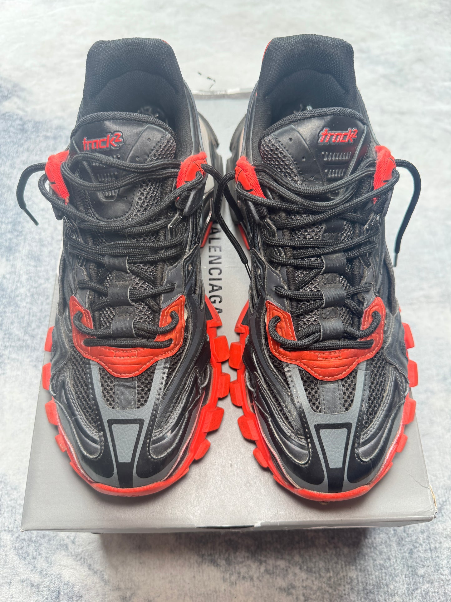 Balenciaga Trackv2 Black/Orange