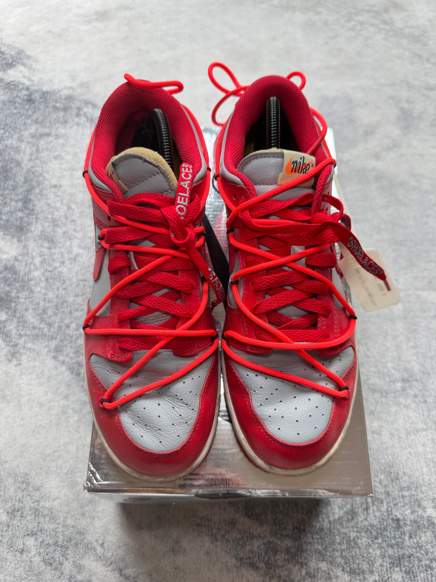 Nike Dunk low Off White University Red