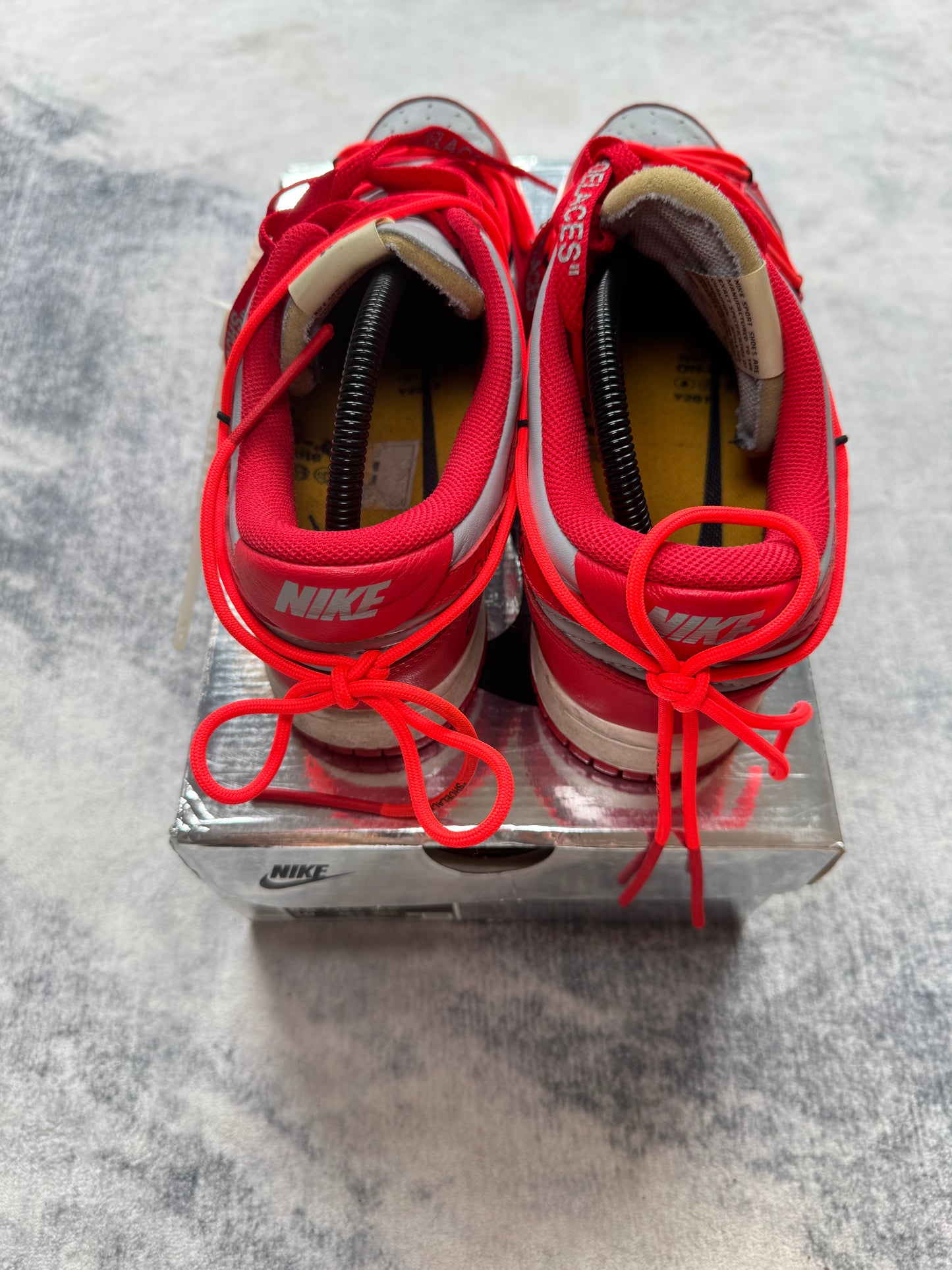 Nike Dunk low Off White University Red