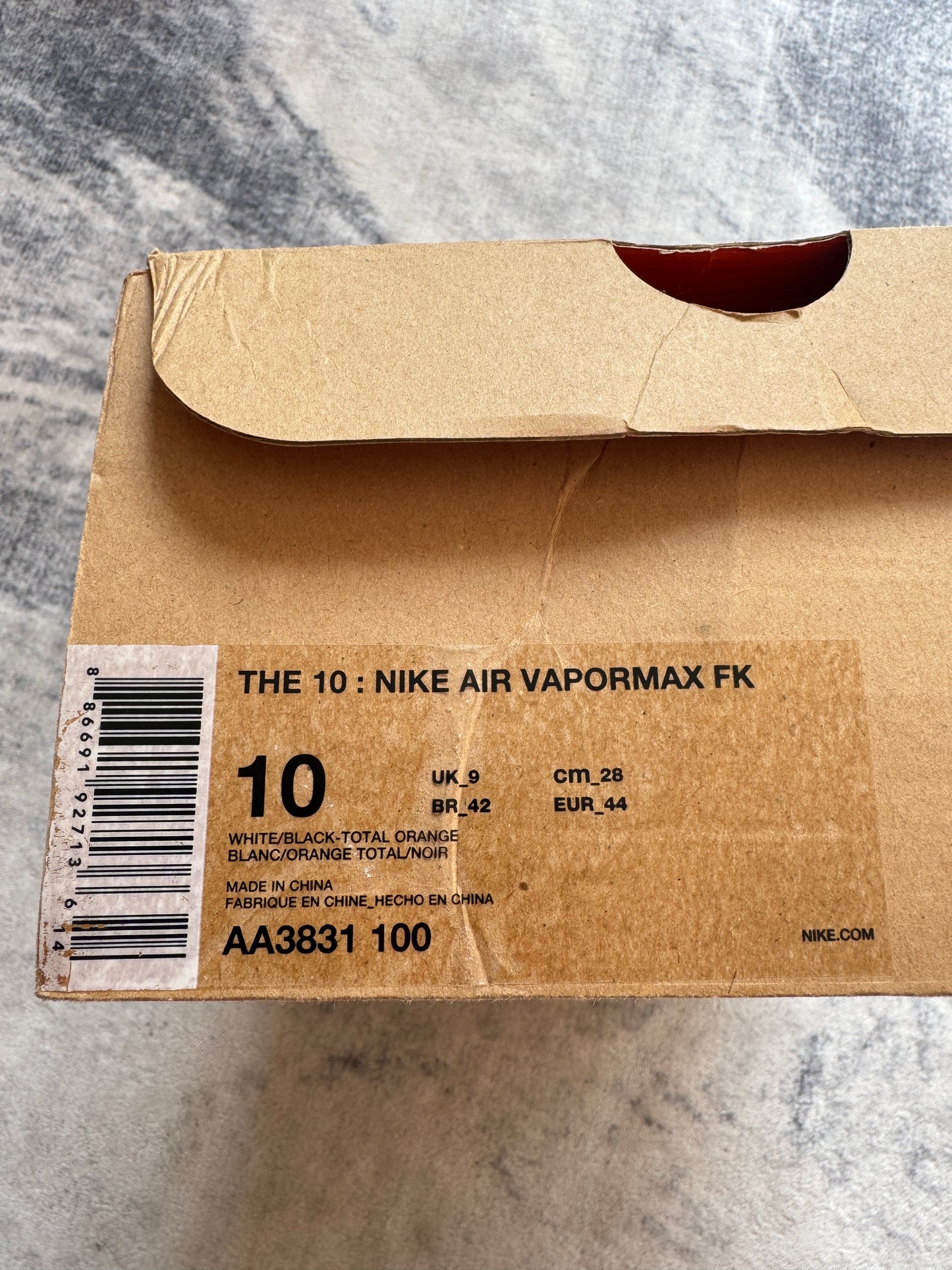 Nike Vapormax Off White "The Ten"