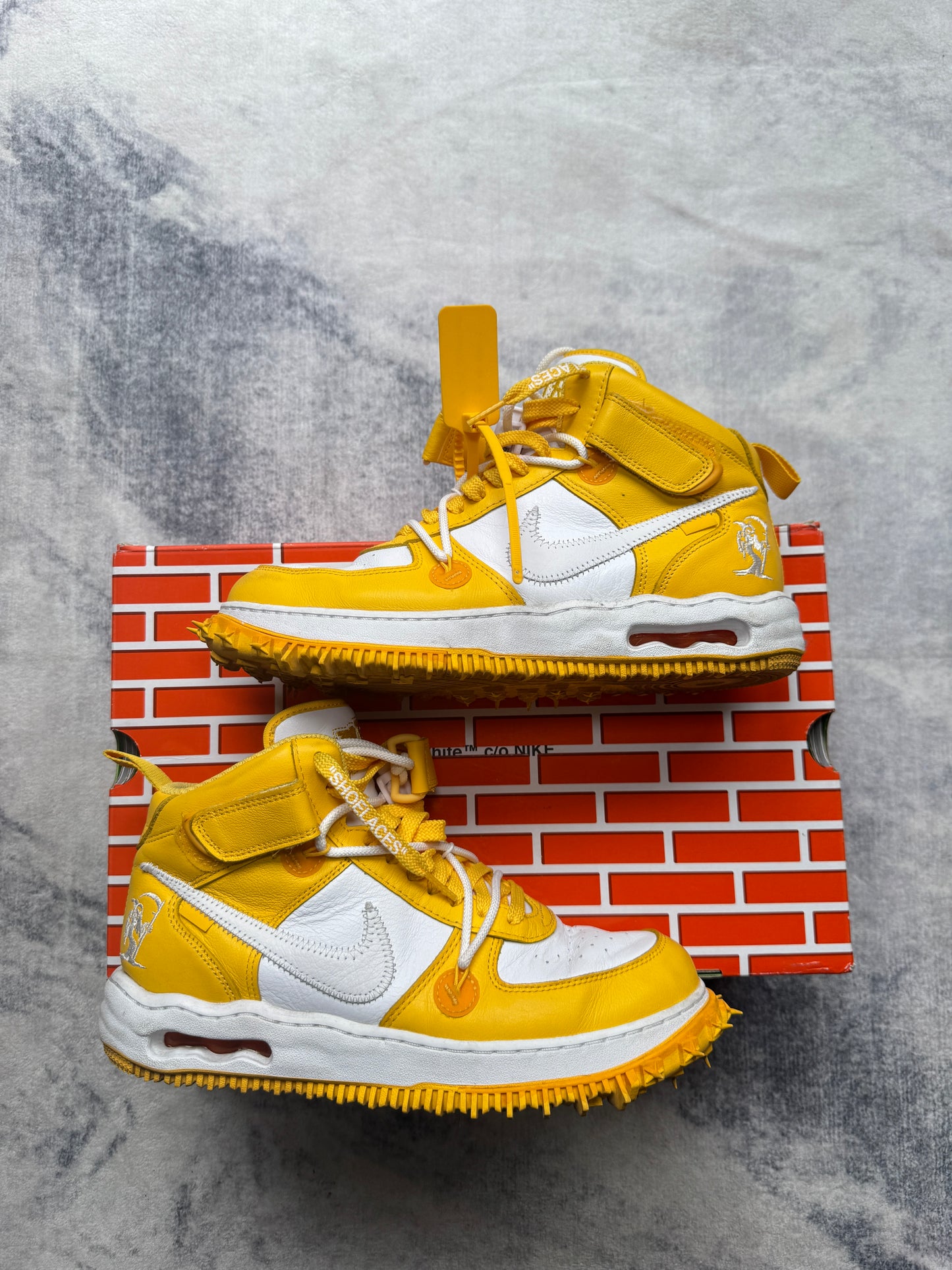 Nike Air Force 1 High Off White Yellow