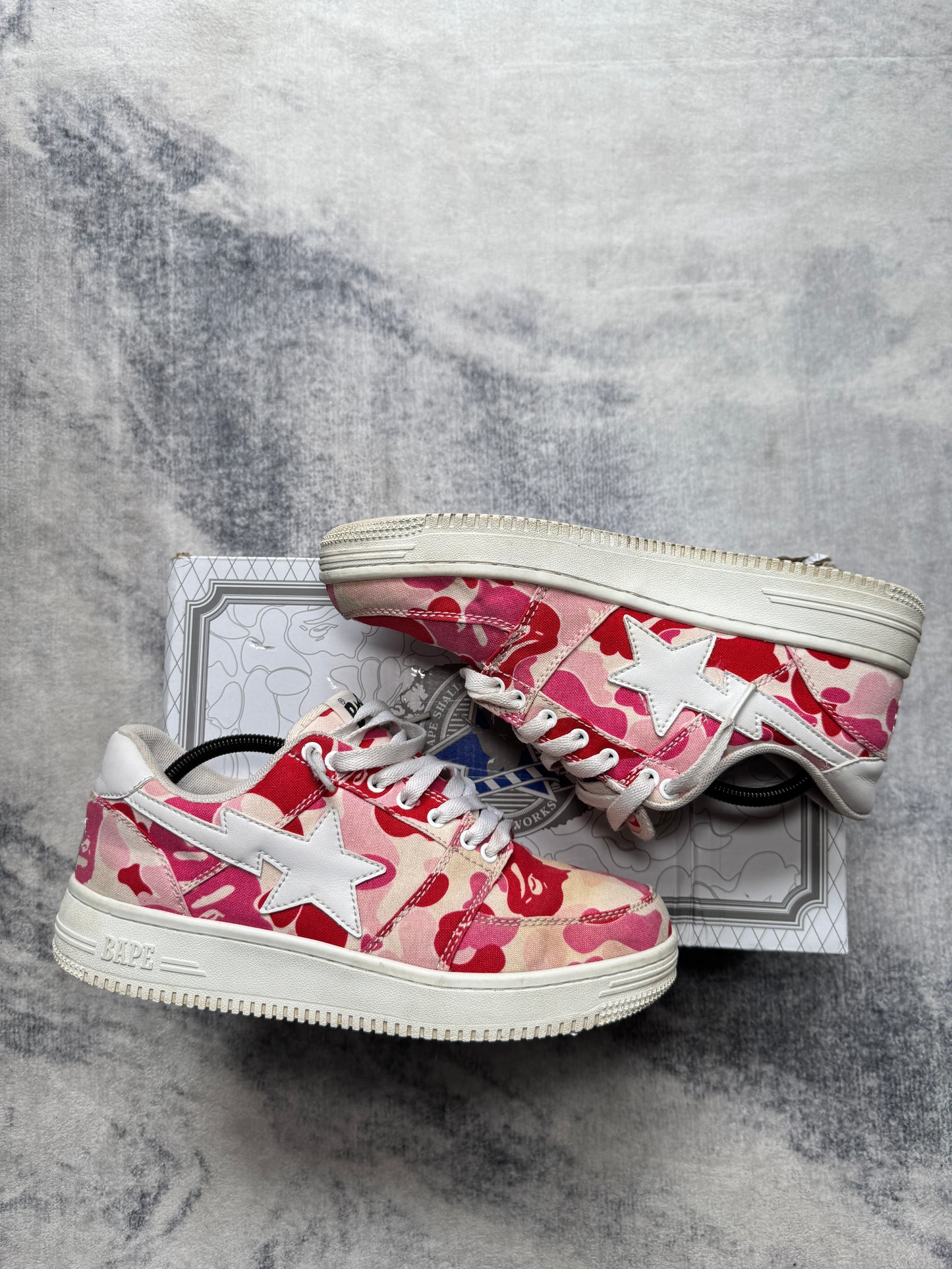 A Bathing Ape Bapesta Pink Camo