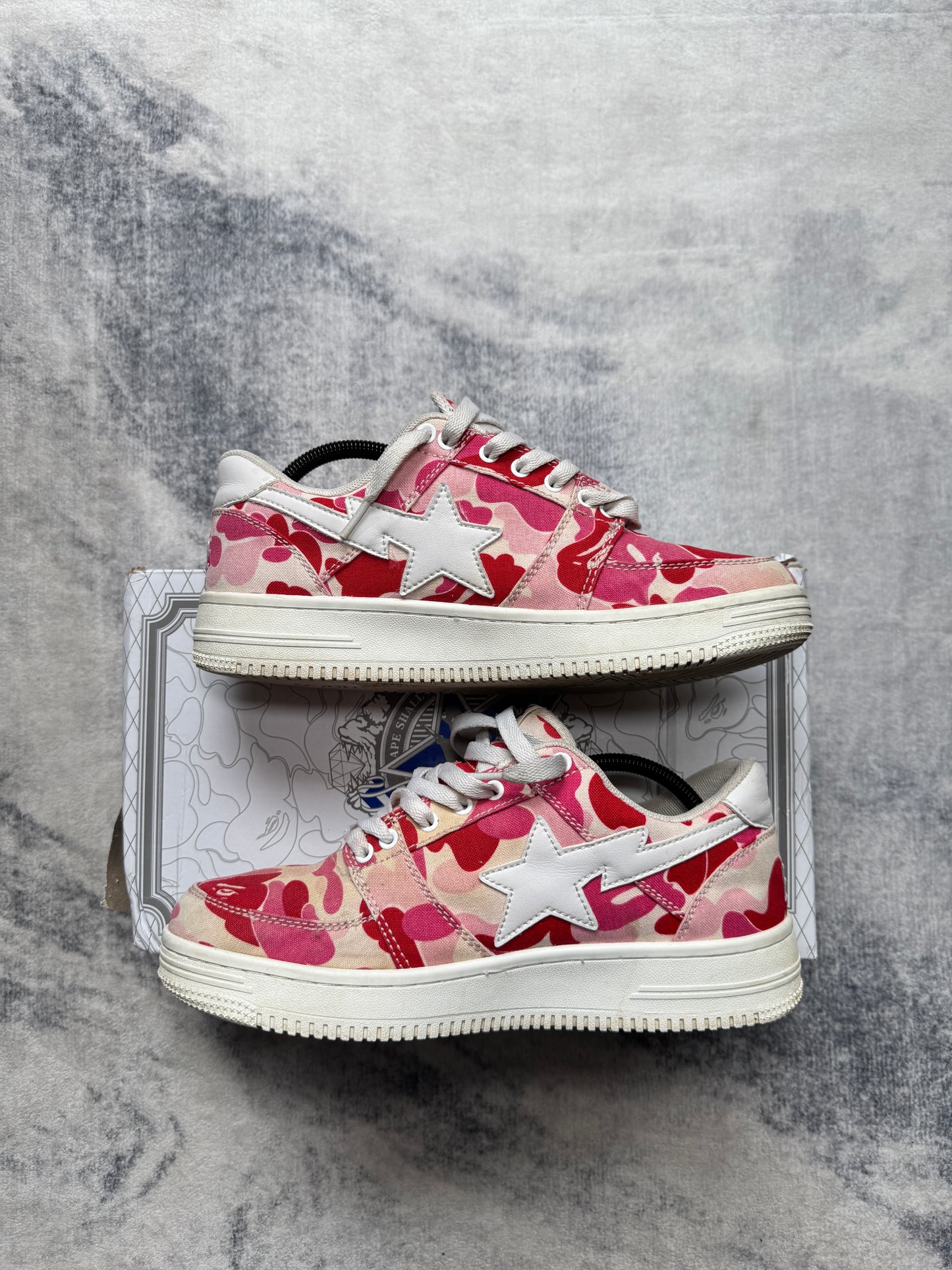 A Bathing Ape Bapesta Pink Camo