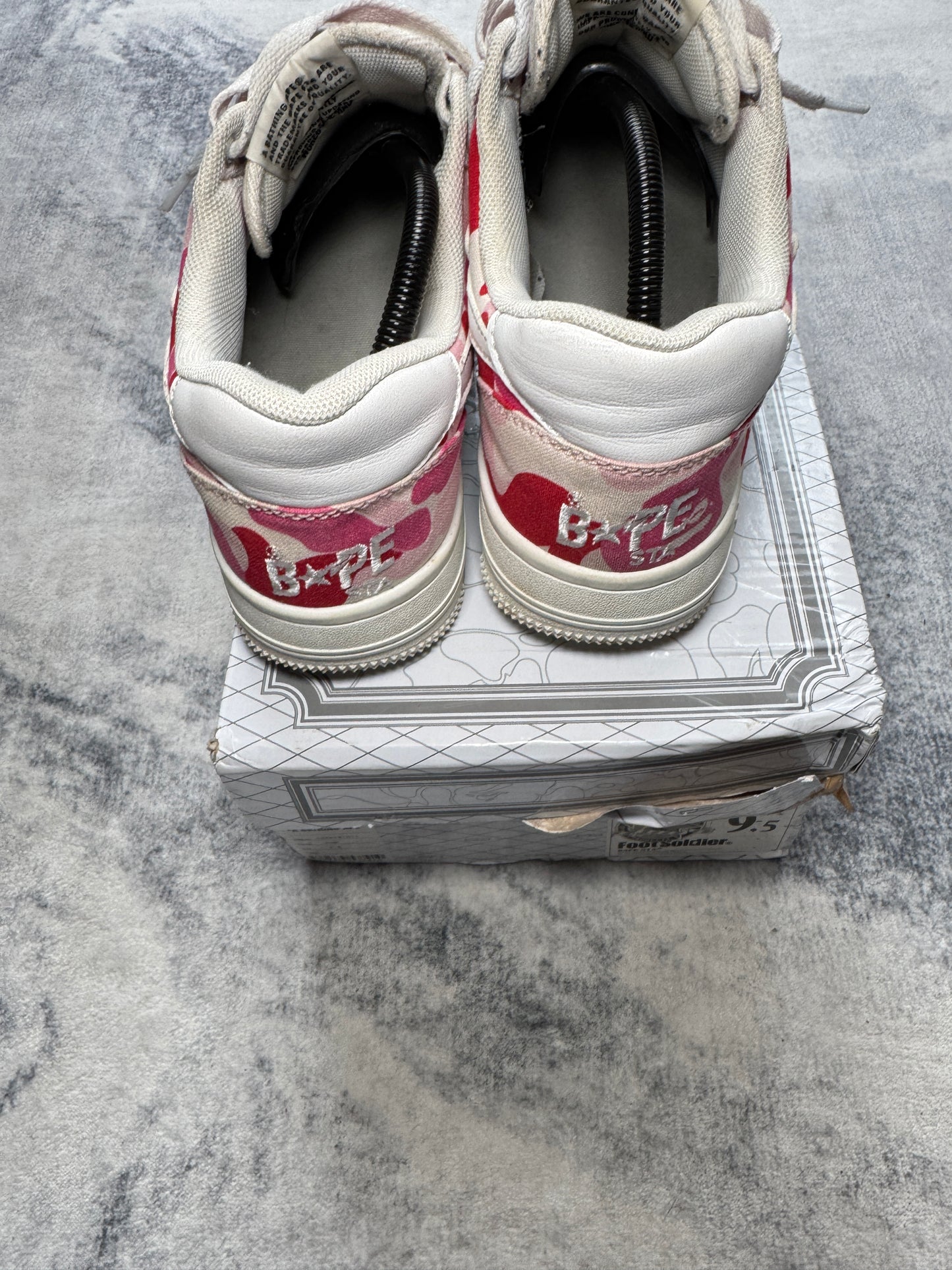 A Bathing Ape Bapesta Pink Camo