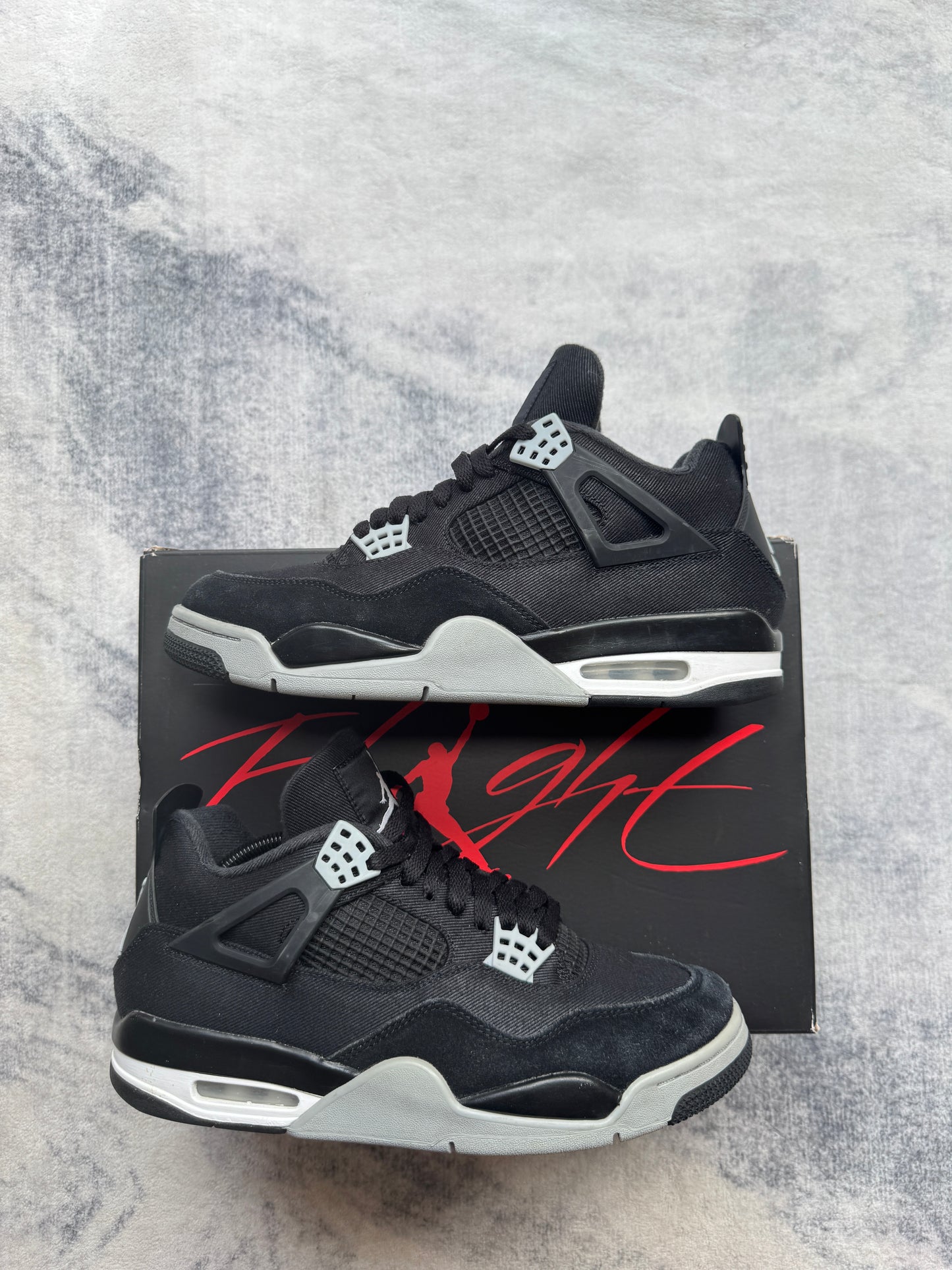 Jordan 4 Black Canvas