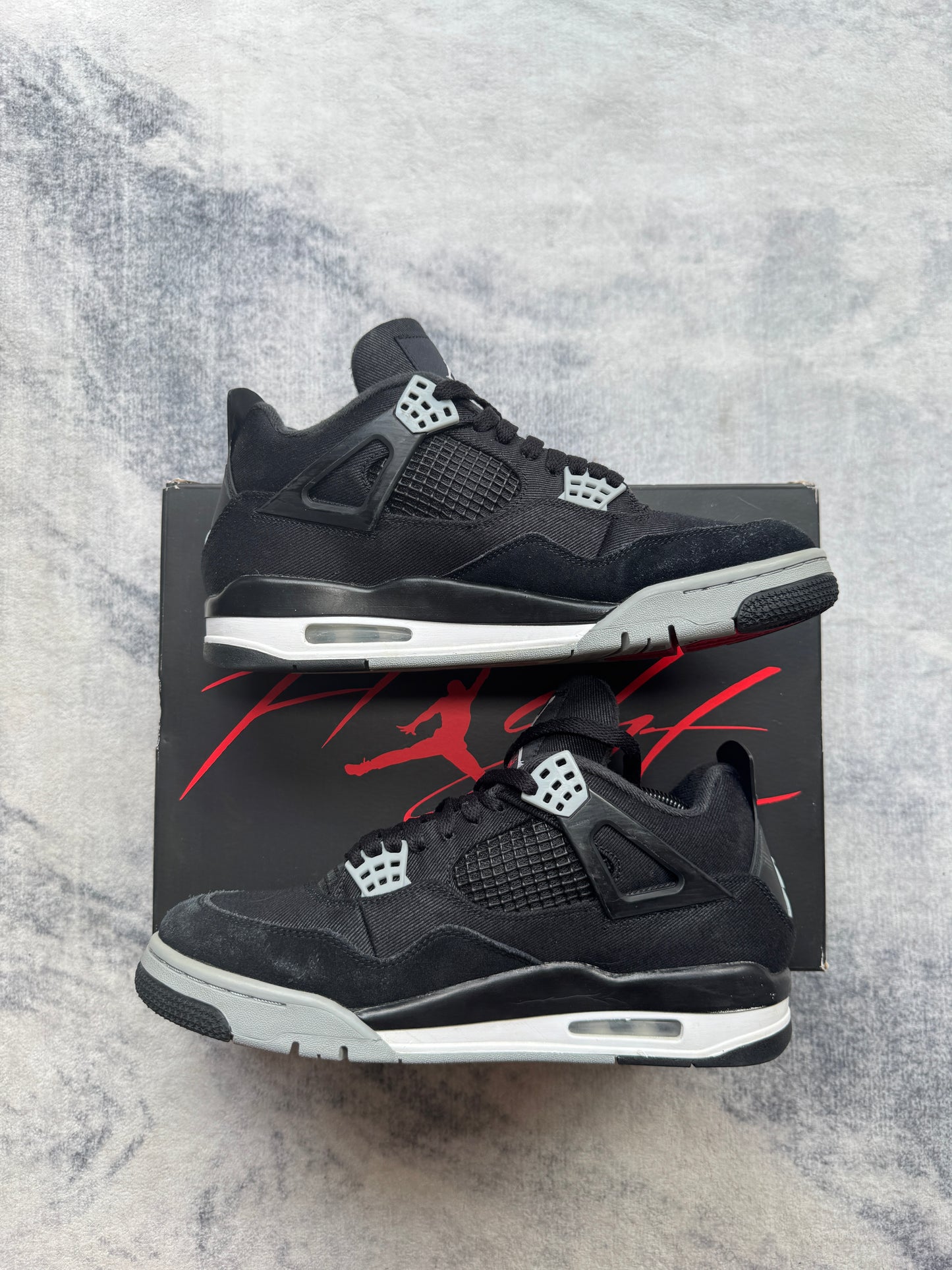 Jordan 4 Black Canvas