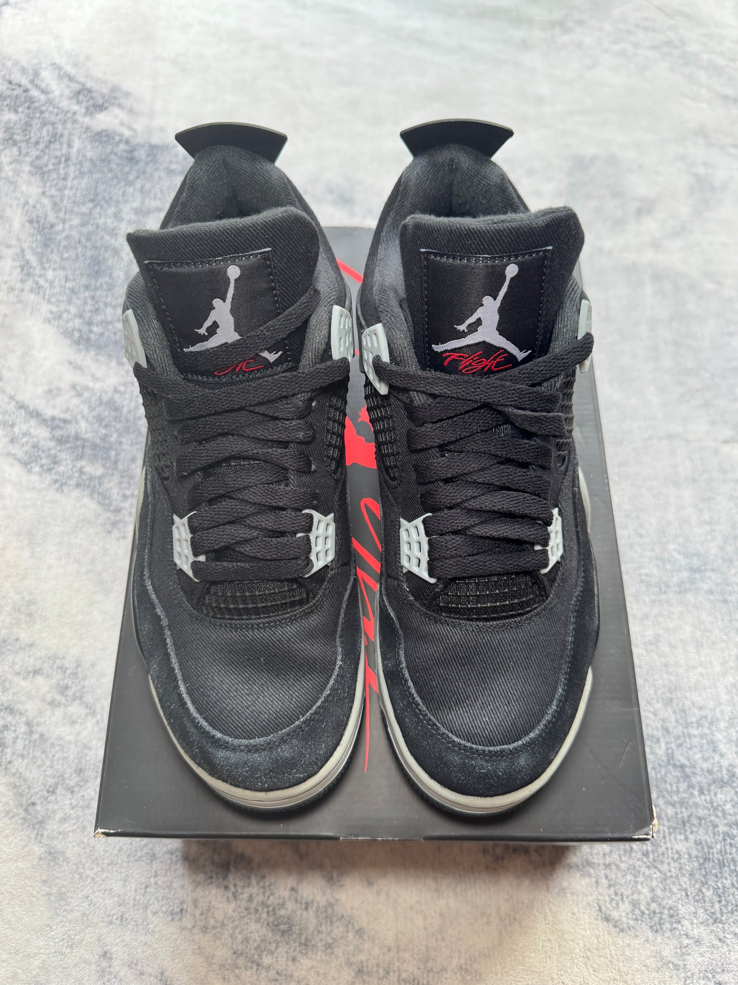 Jordan 4 Black Canvas