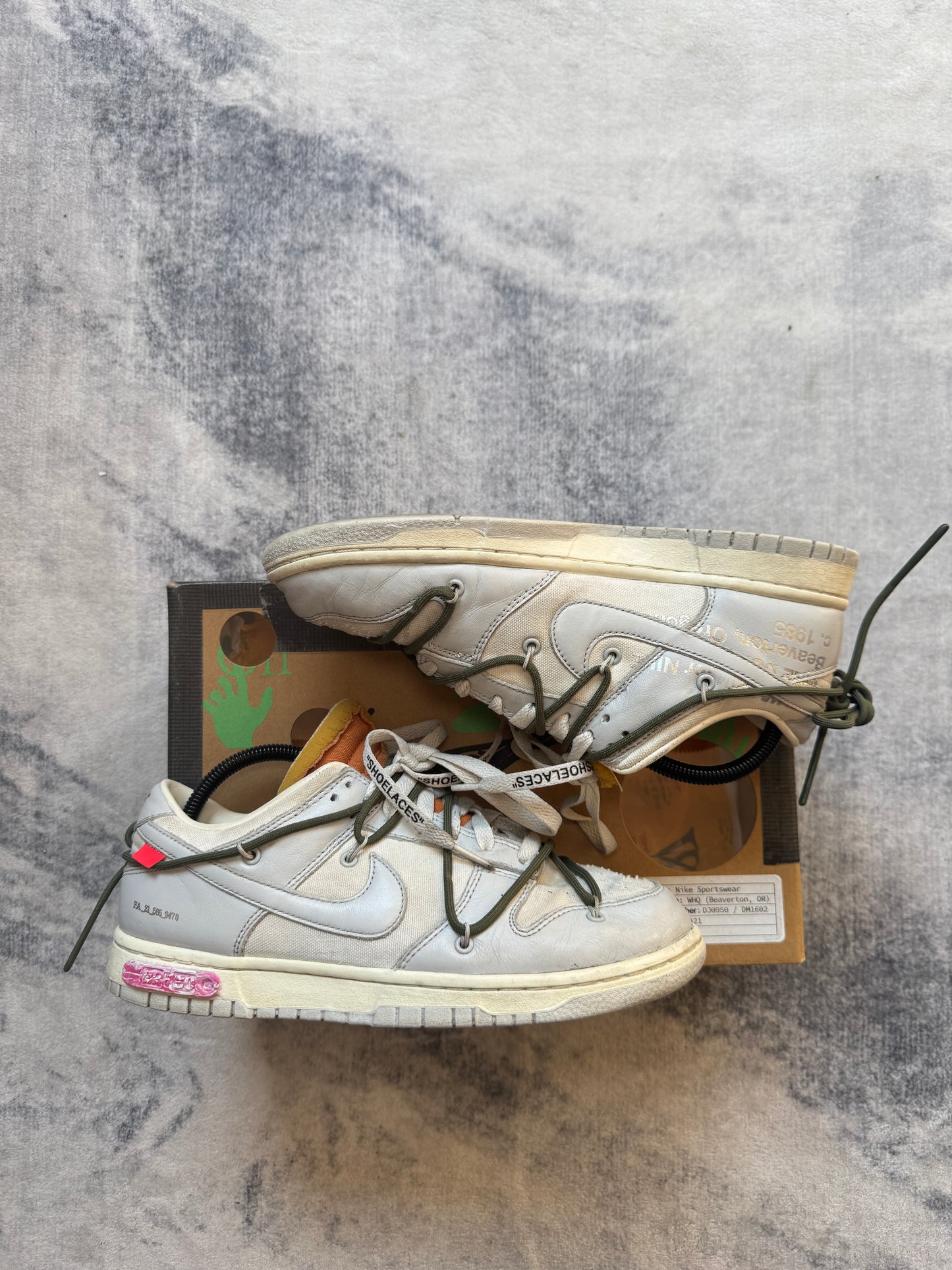 Nike Dunk Off White Lot 22