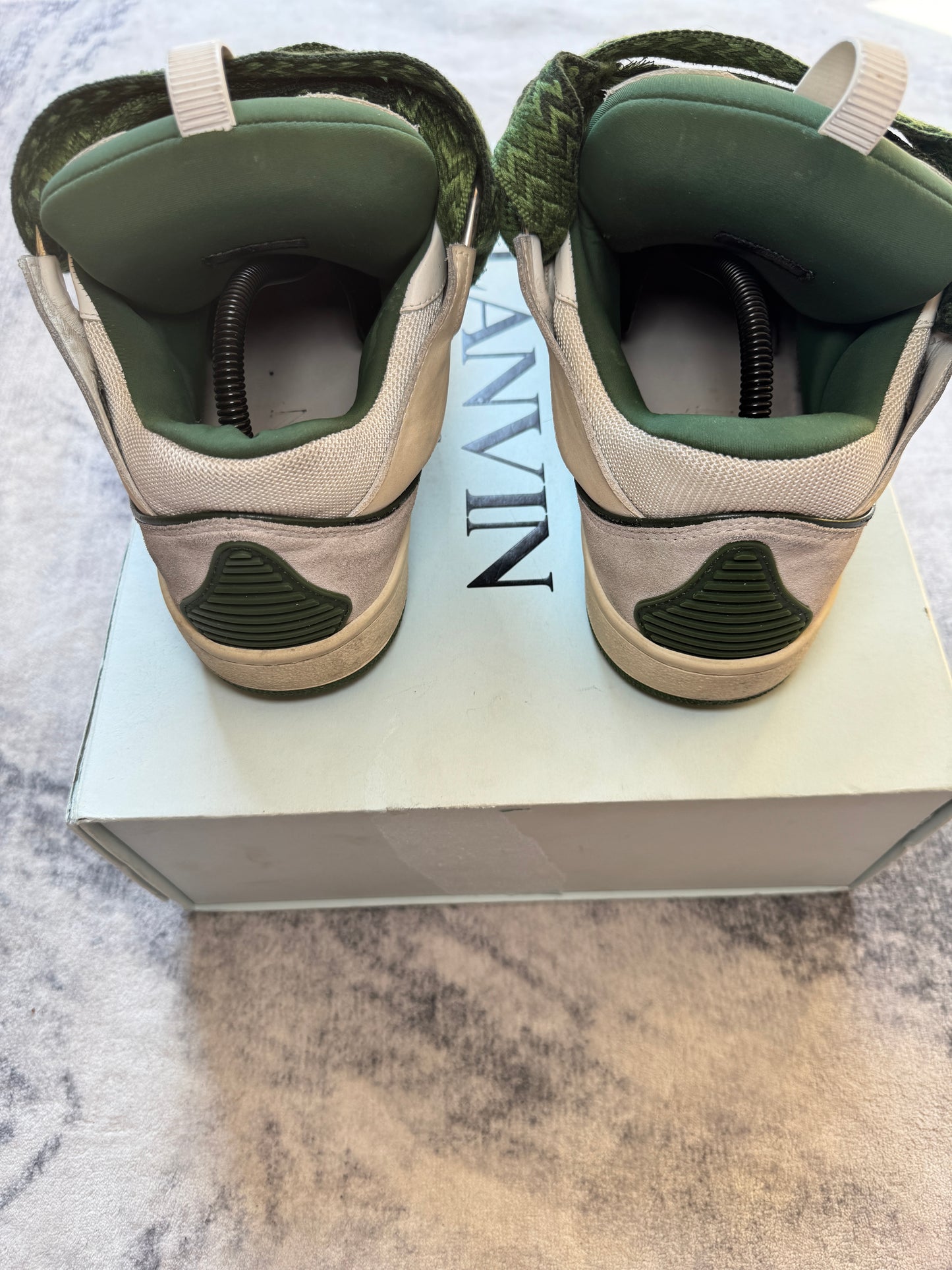 Lanvin Curb White/Green