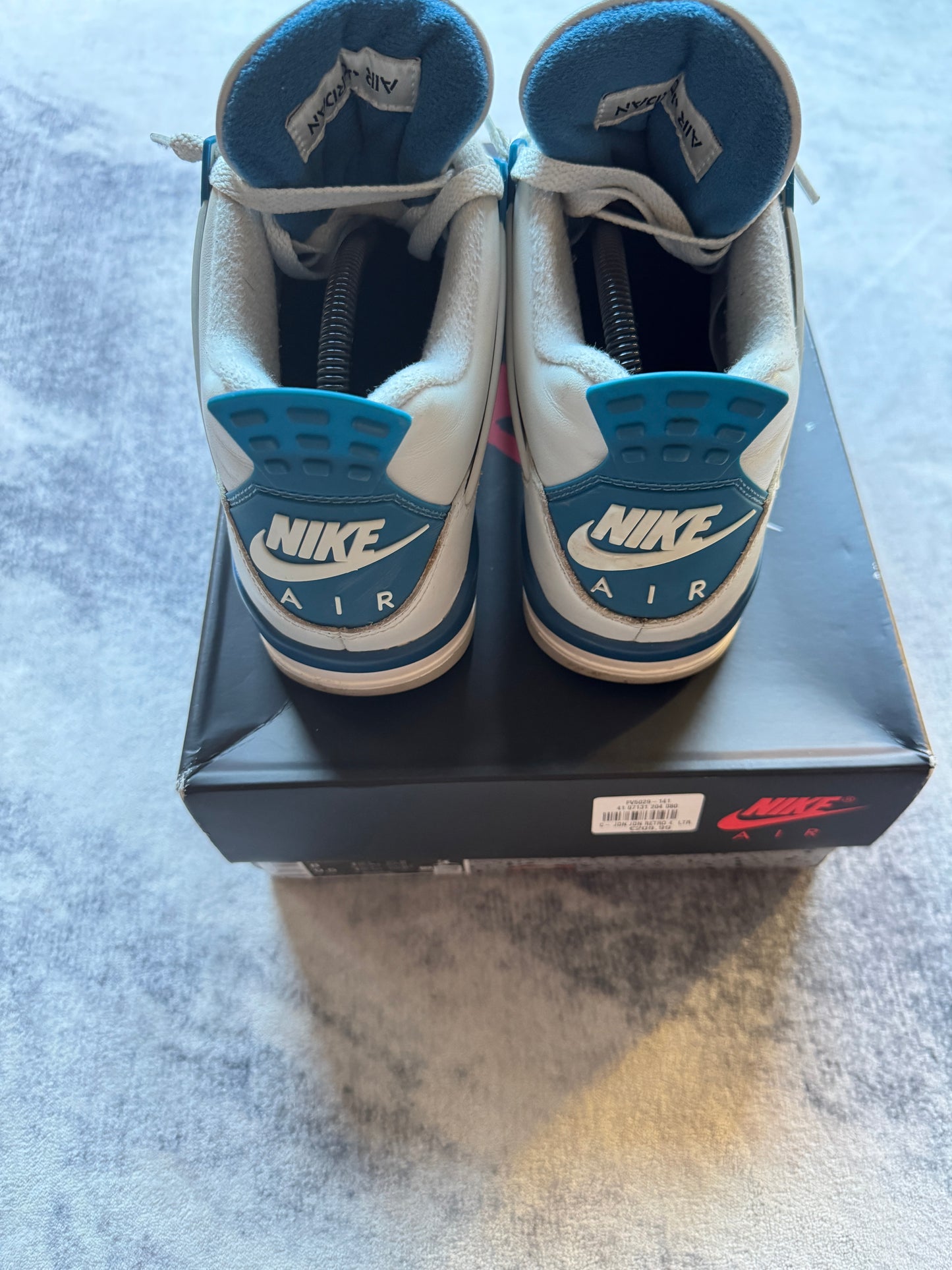 Jordan 4 Military Blu