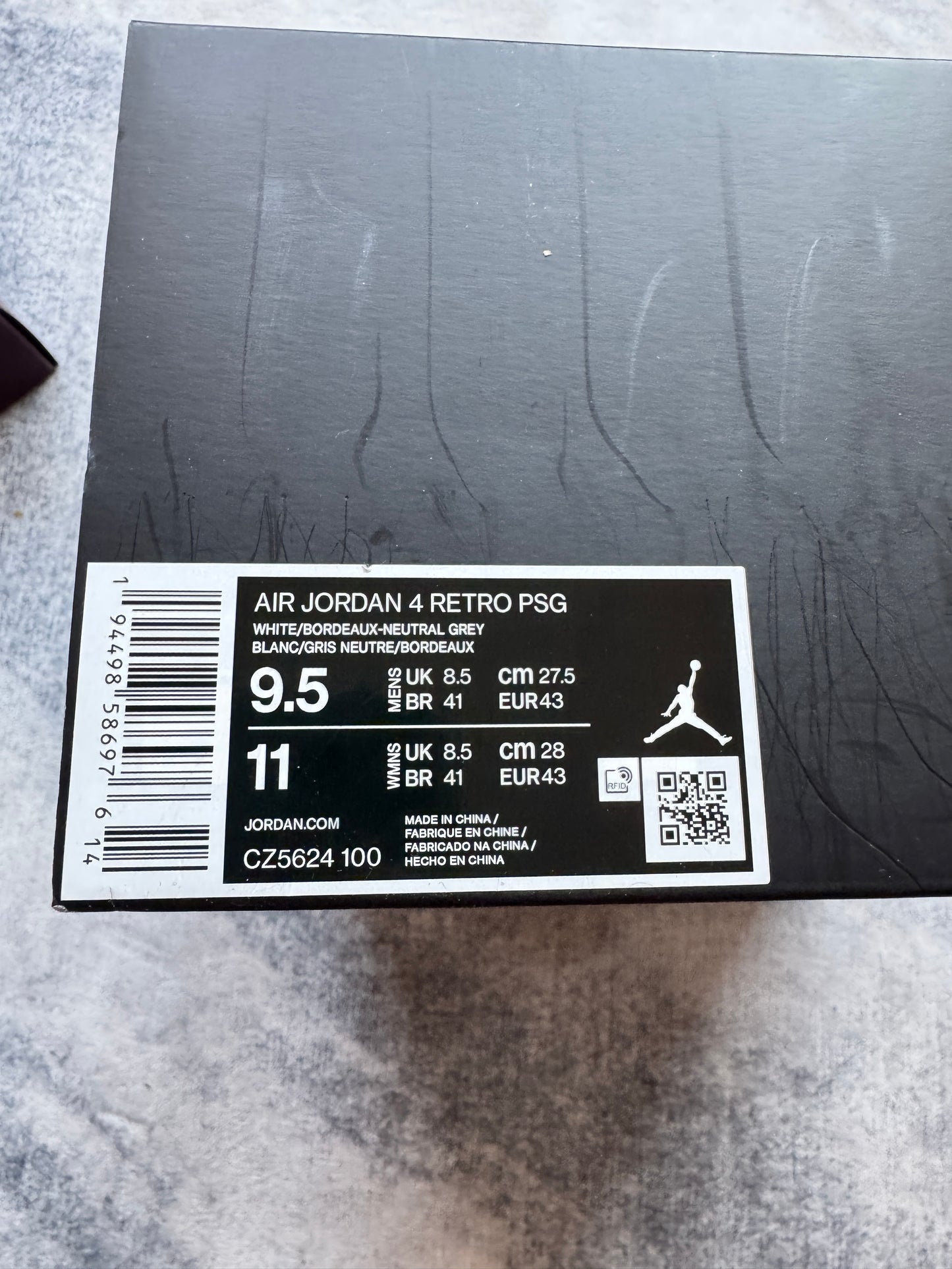 Jordan 4 Paris Saint Germain