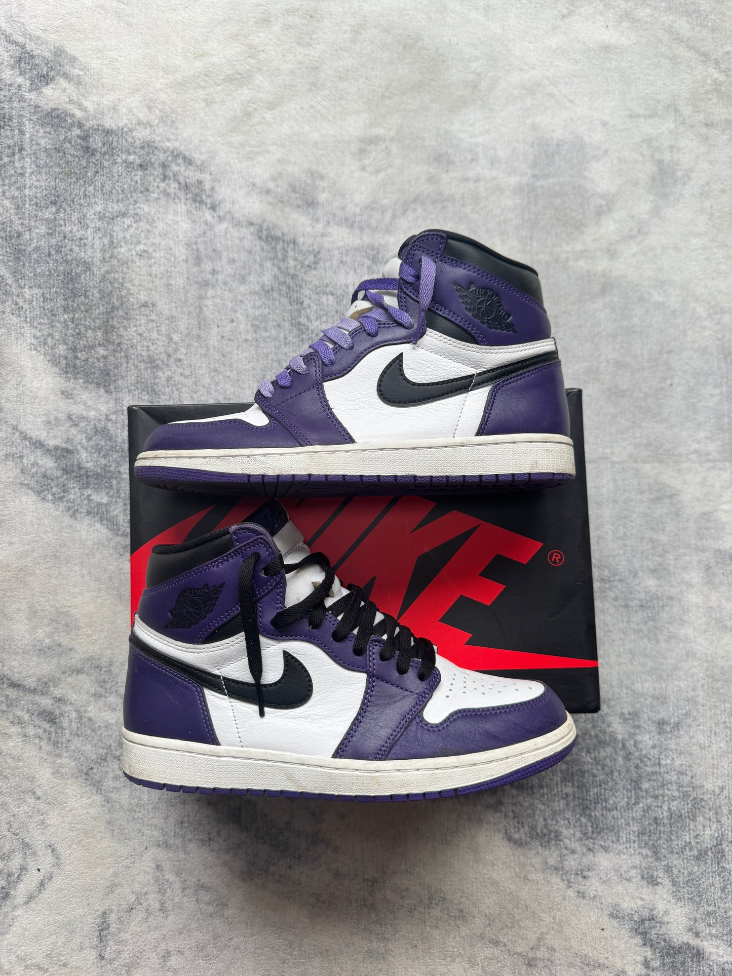 Jordan 1 High Court Purple