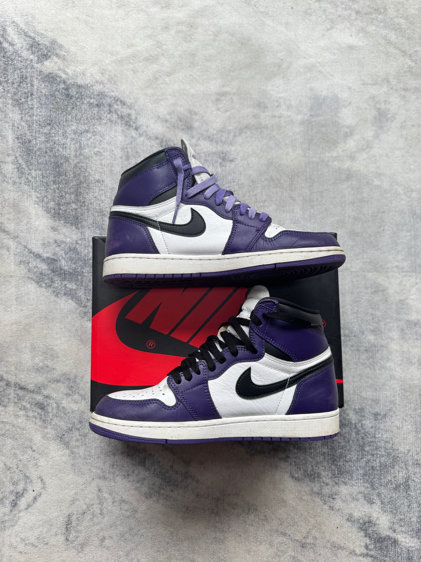 Jordan 1 High Court Purple
