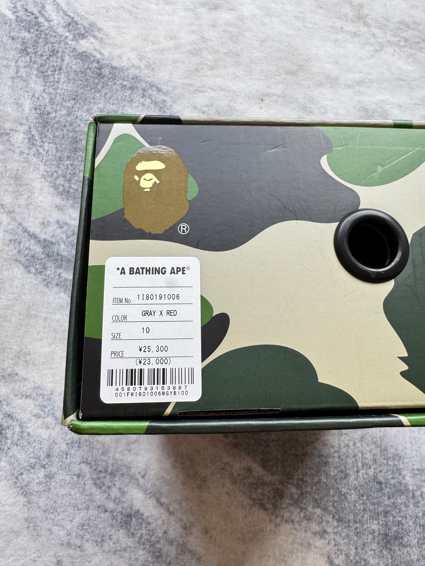 A Bathing Ape Bapesta Mix Colorway