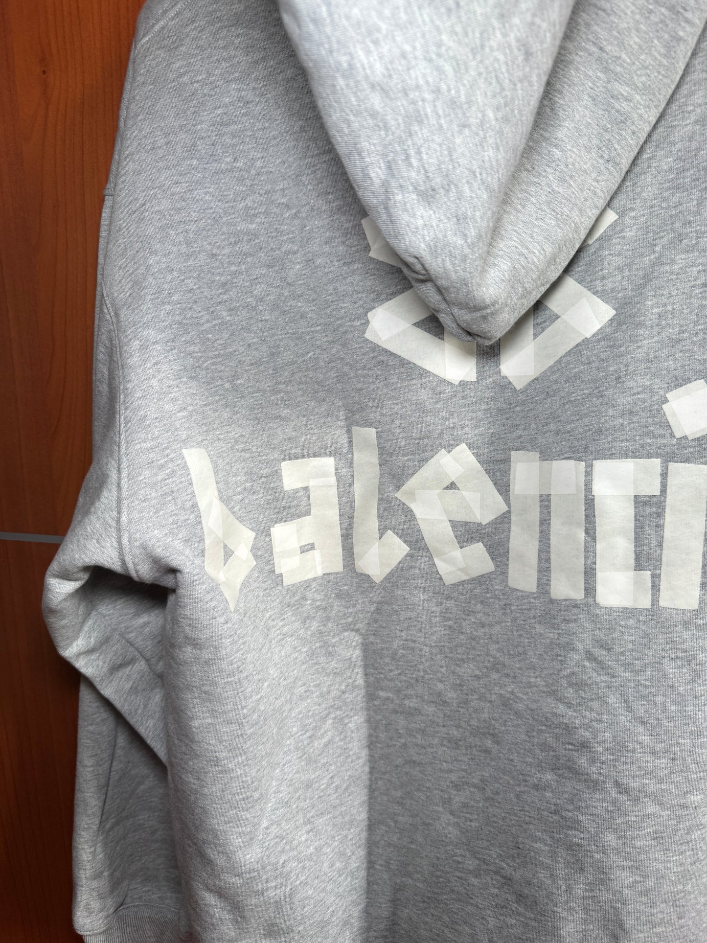 Hoodie Felpa Balenciaga Tape