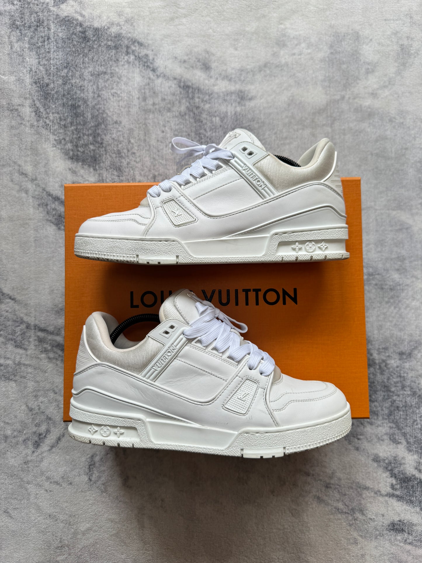 Louis Vuitton Trainer Triple White