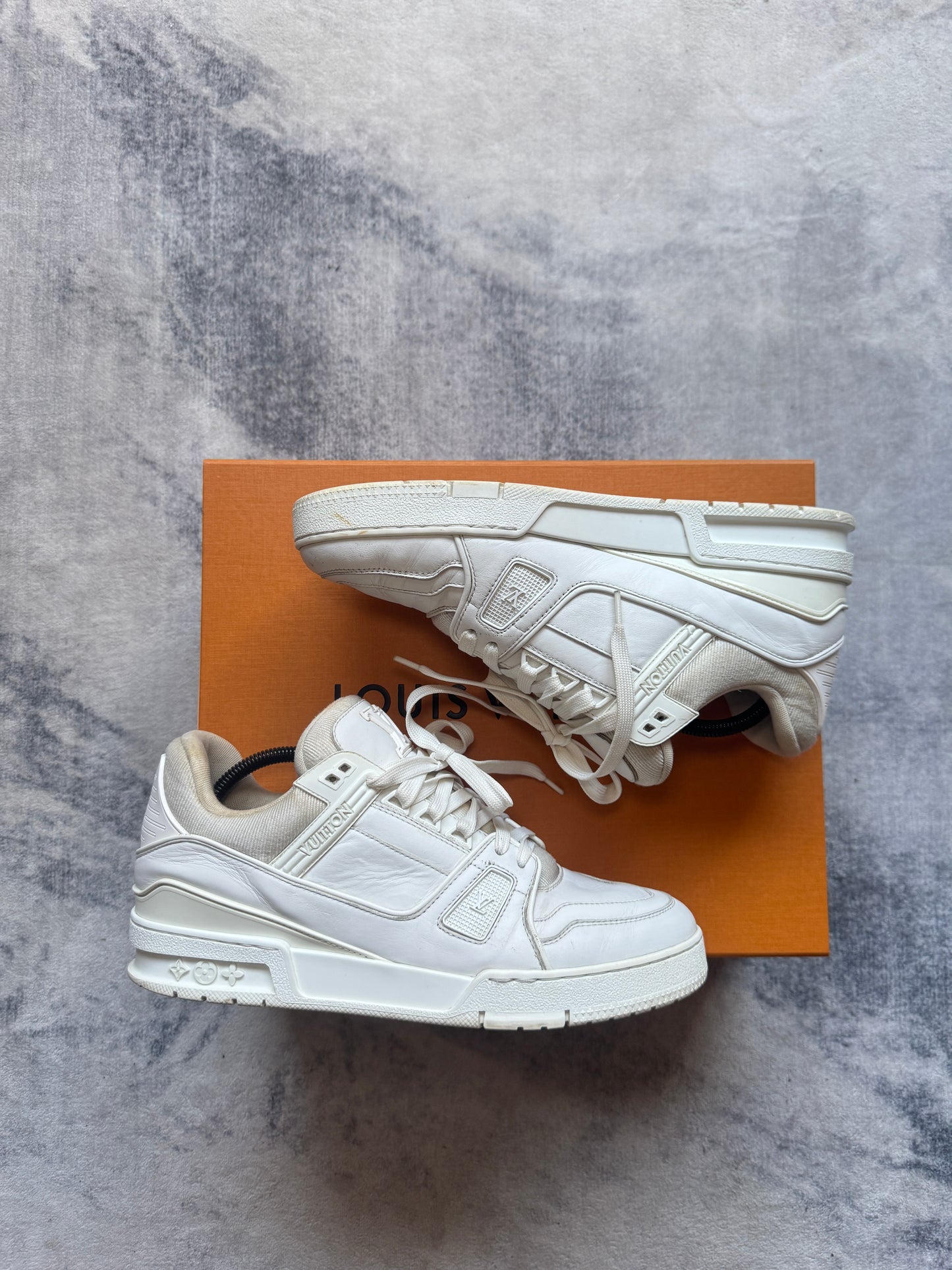 Louis Vuitton Trainer Triple White