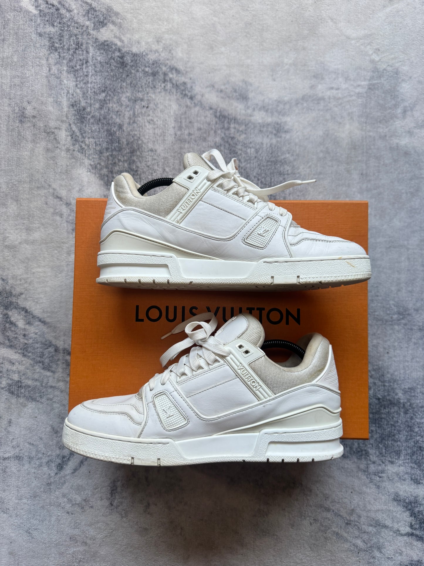 Louis Vuitton Trainer Triple White