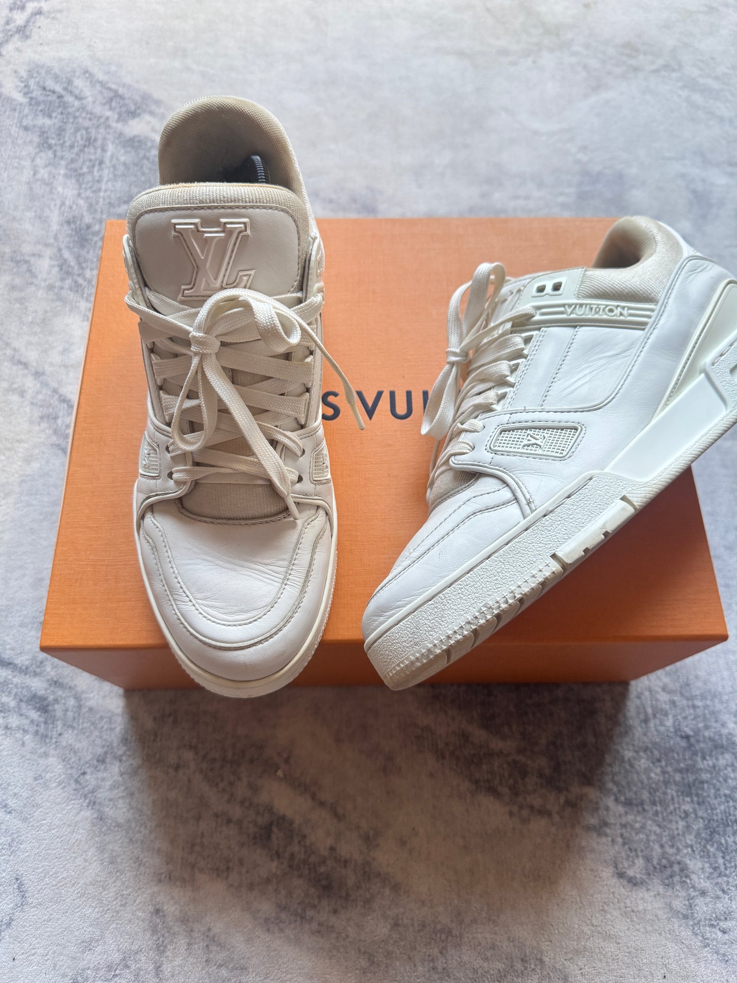 Louis Vuitton Trainer Triple White