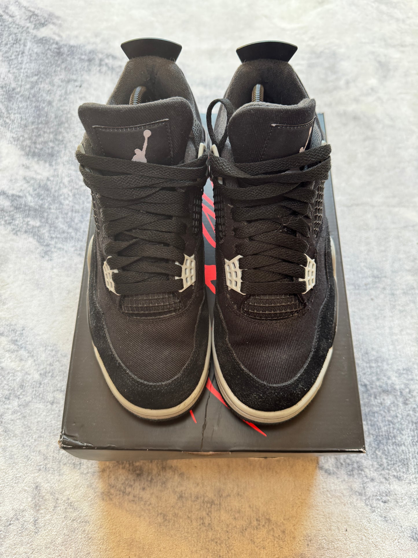 Jordan 4 Black Canvas