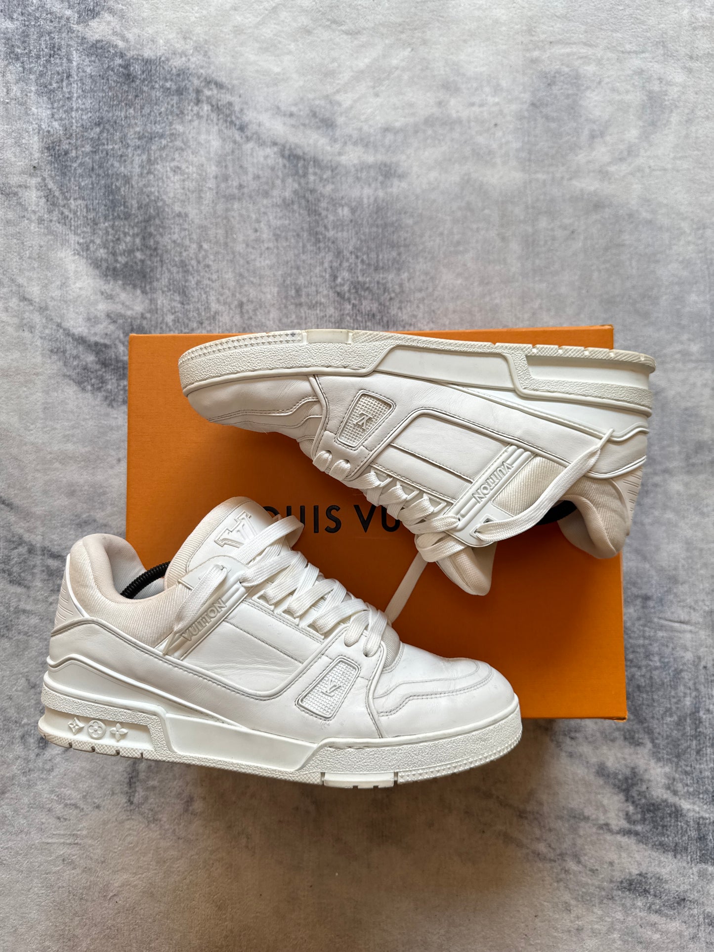 Louis Vuitton Trainer Triple White