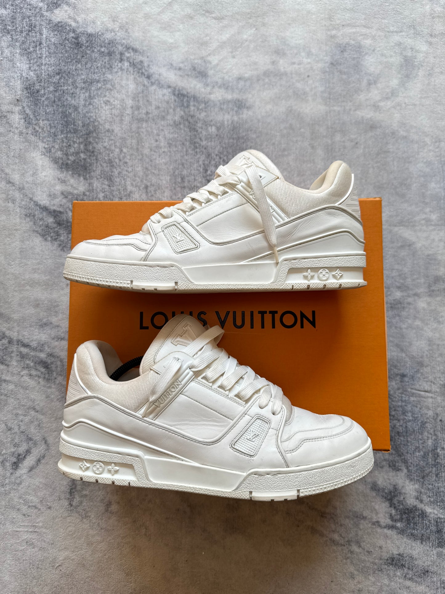 Louis Vuitton Trainer Triple White
