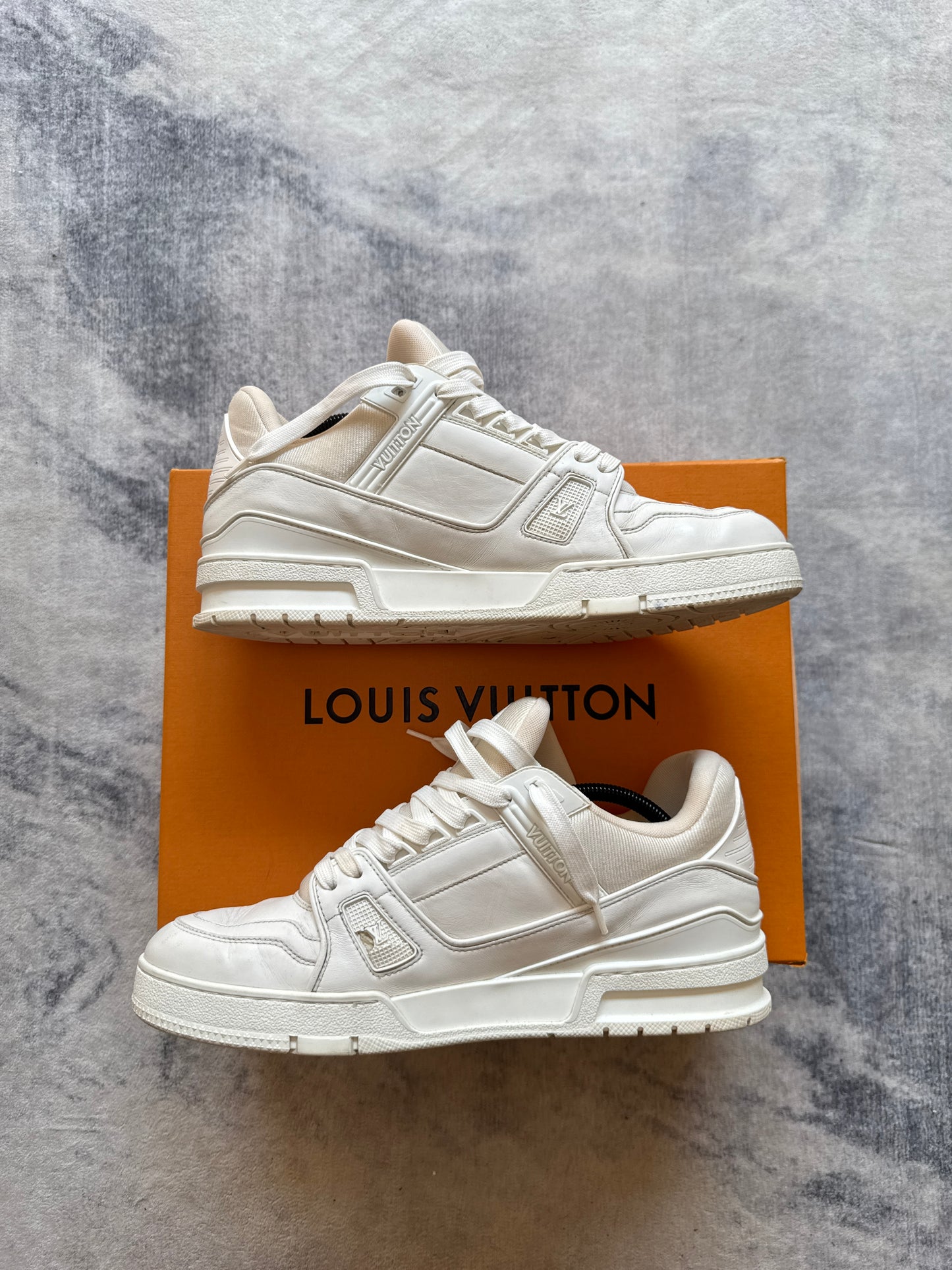 Louis Vuitton Trainer Triple White