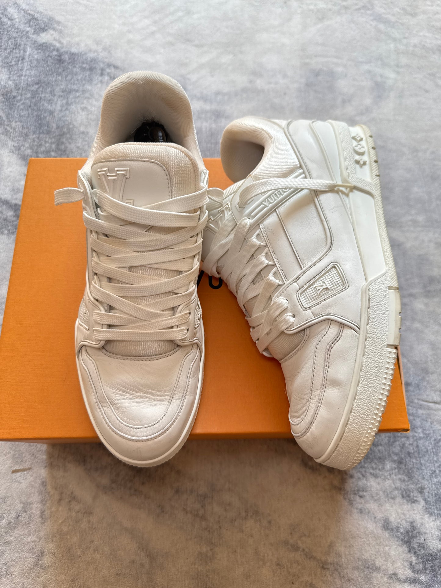 Louis Vuitton Trainer Triple White