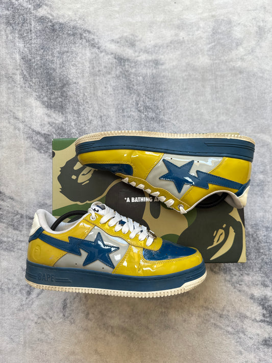 A Bathing Ape Bapesta Blu/Yellow