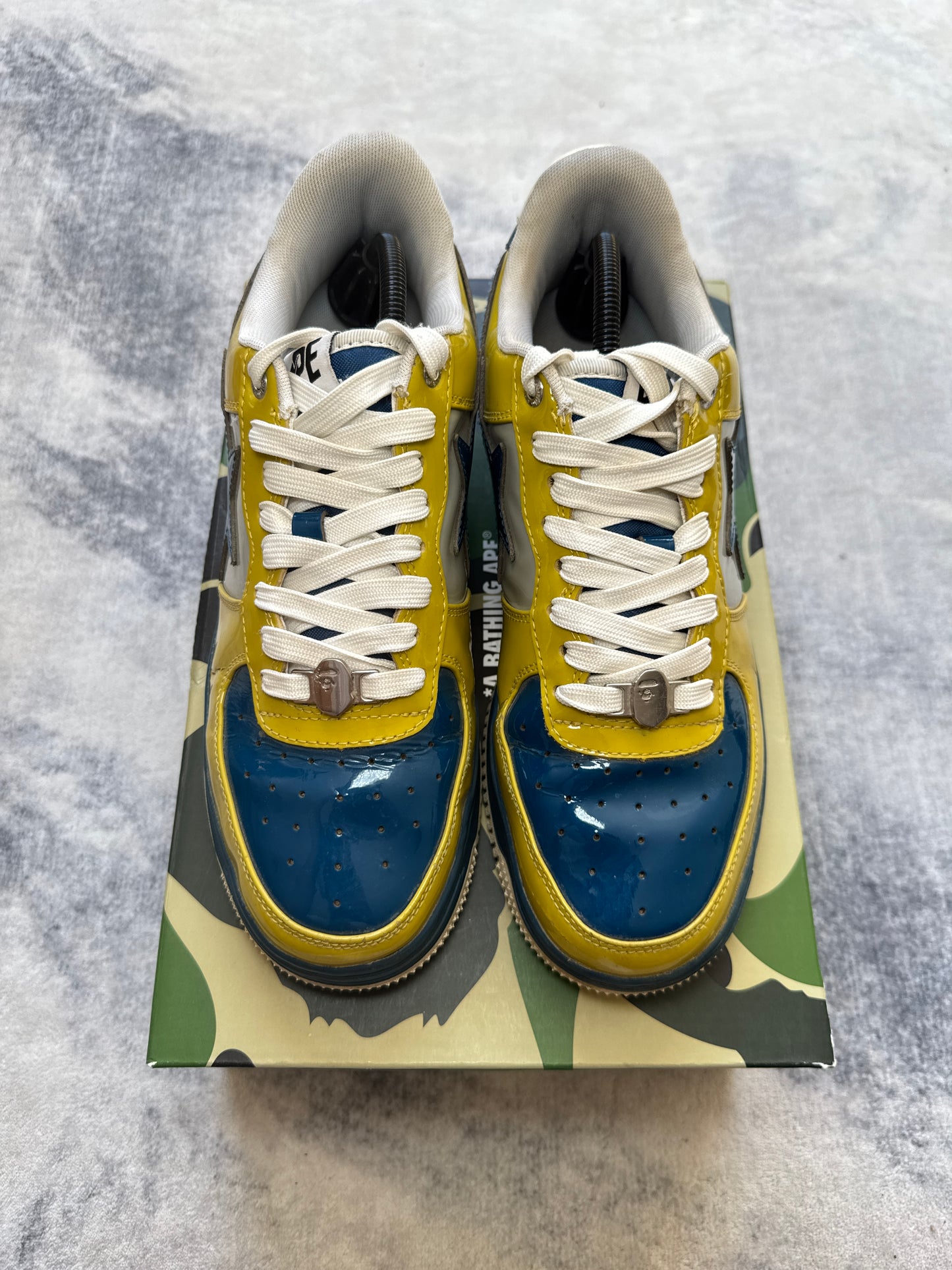 A Bathing Ape Bapesta Blu/Yellow