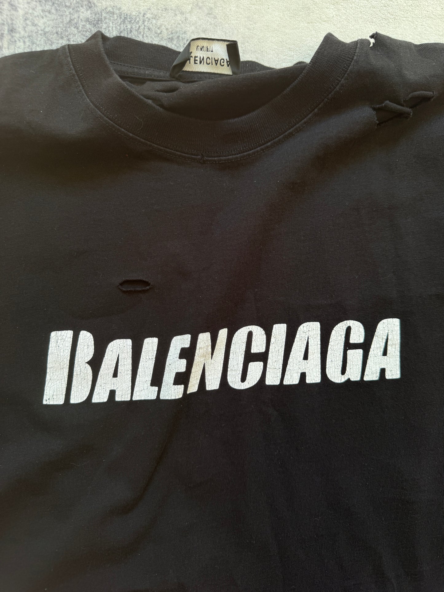 Maglietta Balenciaga Hole logo